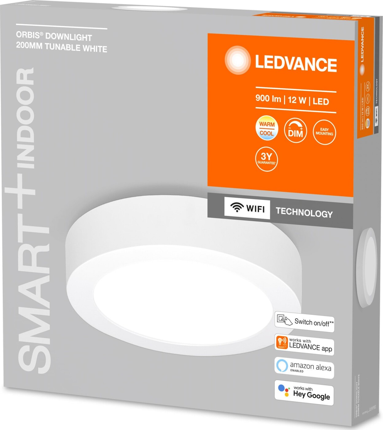Se Ledvance - Smart+ Downlight Surface - Turnable White 20cm - Wifi hos Gucca.dk