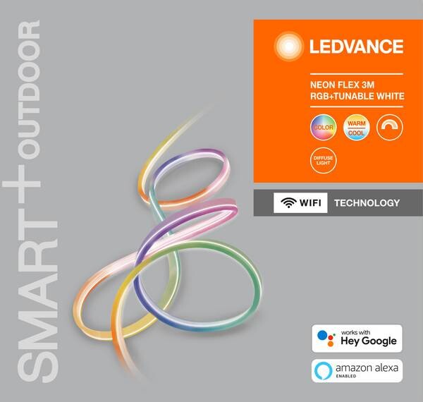 Billede af Ledvance - Smart+ Neon Flex 18w/rgbtw 3 Meter Outdoor Wifi