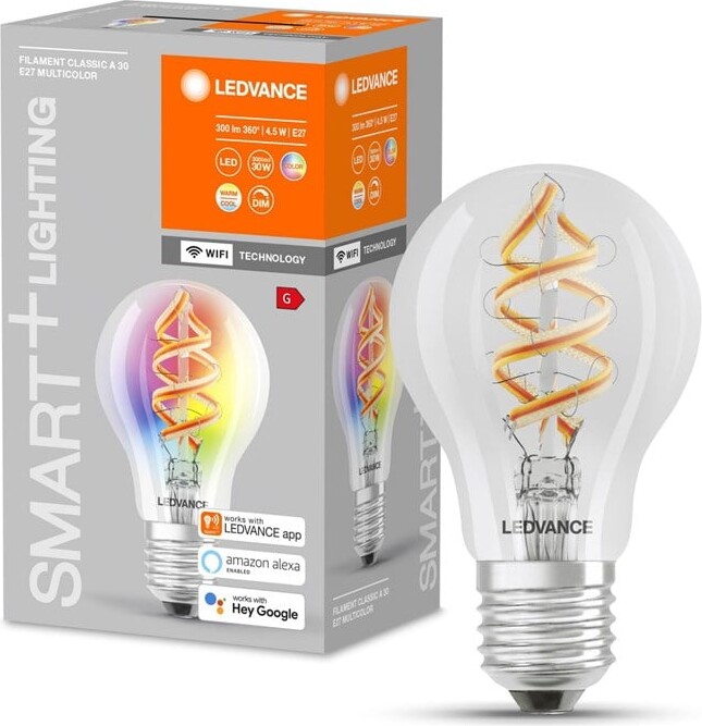 Ledvance - Smart+ Standard Rgbw Klar Filament E27 Wifi