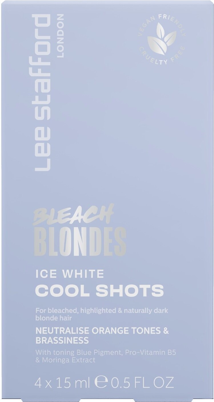 Se Lee Stafford - Bleach Blondes Ice White Cool Shots - 4x15 Ml hos Gucca.dk