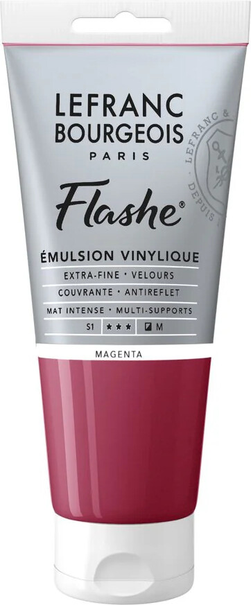 Lefranc & Bourgeois - Akrylmaling - Flashe - Magenta 80 Ml