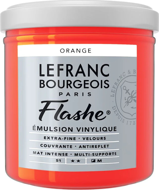 Lefranc & Bourgeois - Flashe Akrylmaling - Orange 125 Ml