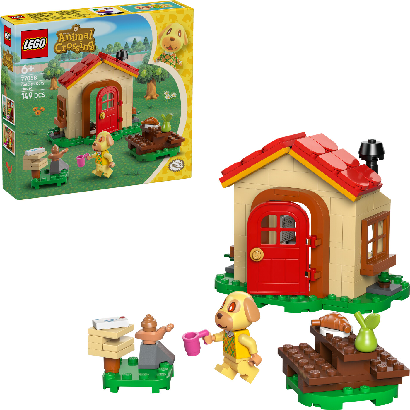 Lego Animal Crossing - Goldie I Sit Hyggelige Hus