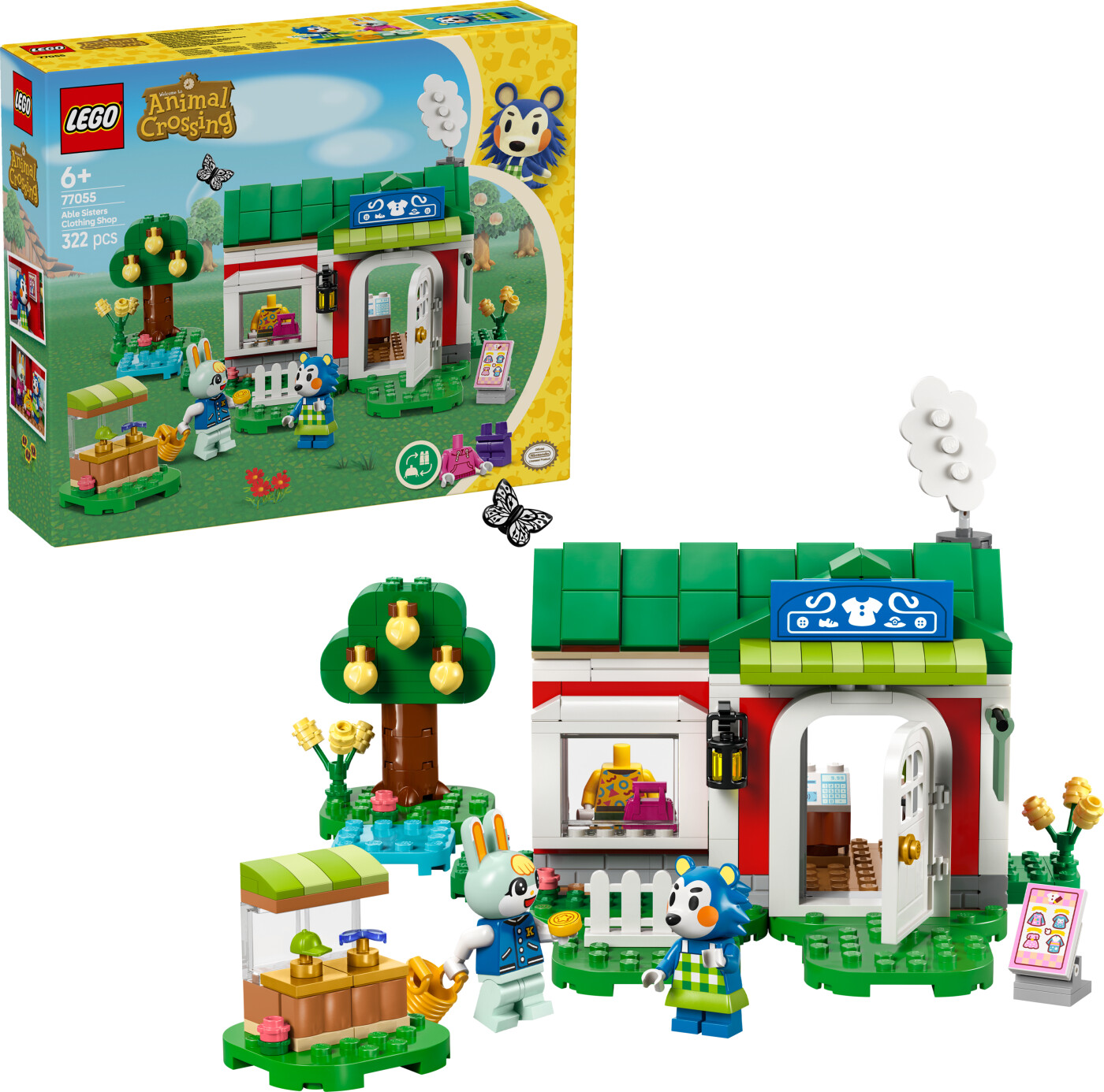 Lego - Animal Crossing - Tøjbutikken Able Sisters (77055)