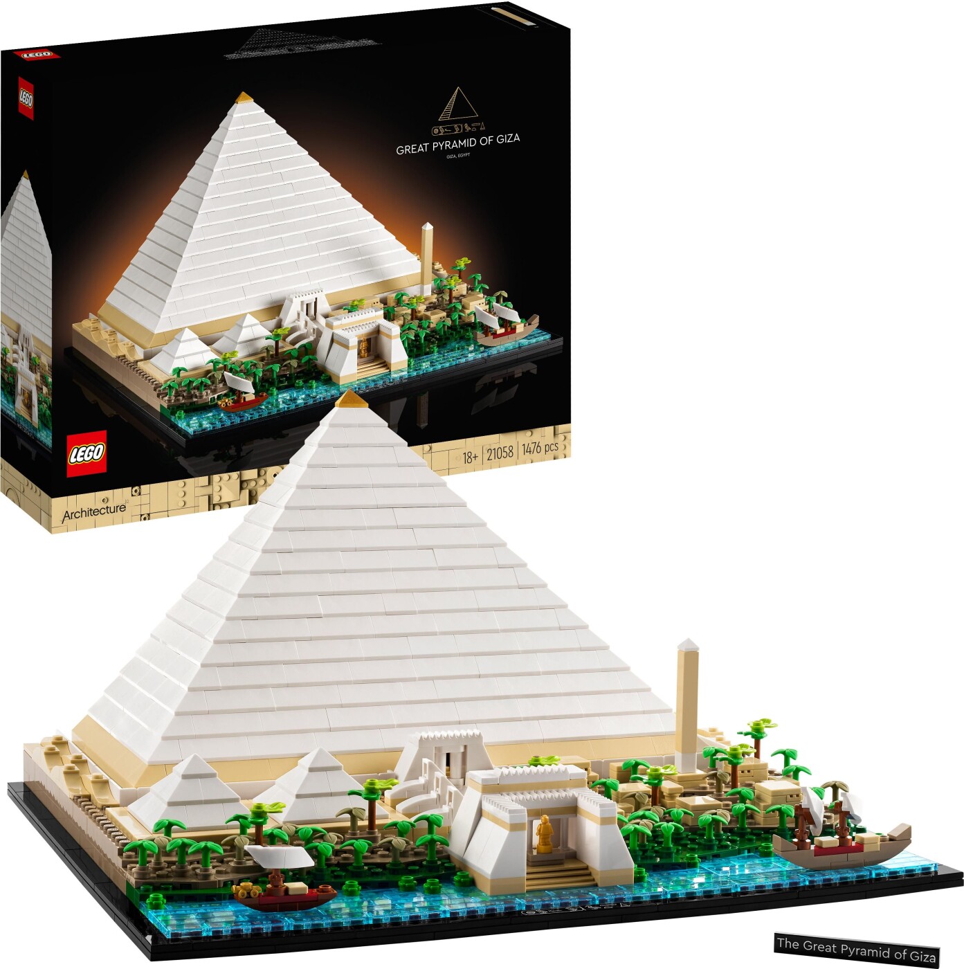 Billede af Lego Architecture - Den Store Pyramide I Giza - 21058 hos Gucca.dk