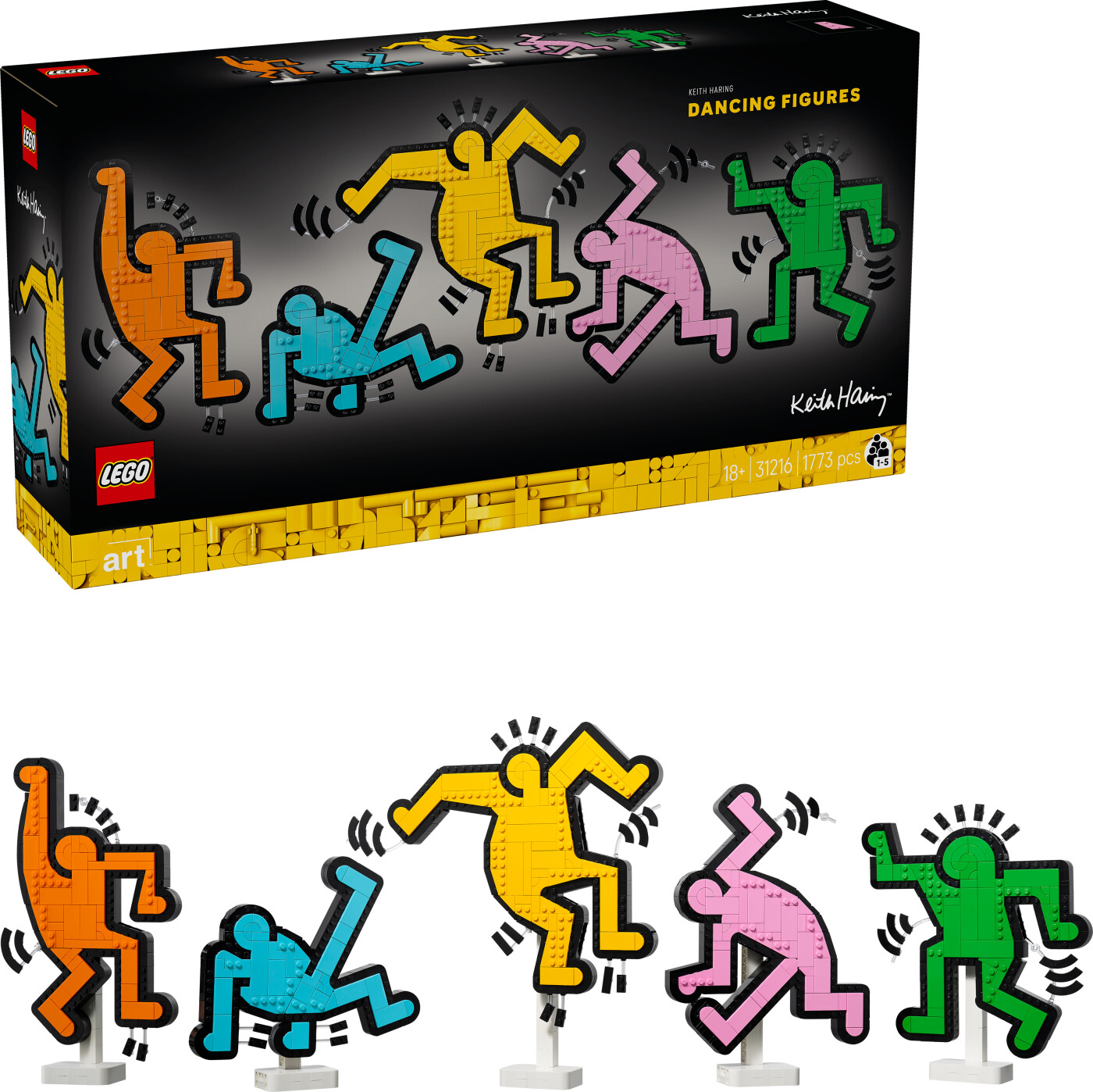 Lego Art - Dancing Figures - Keith Haring - 31216