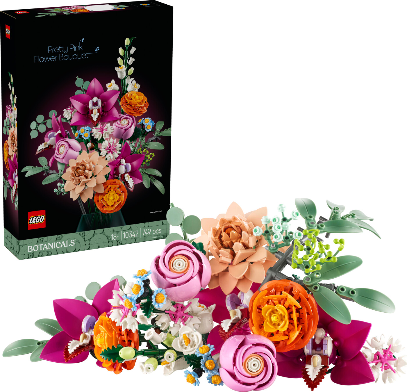 Lego Botanicals - Smuk Pink Blomsterbuket