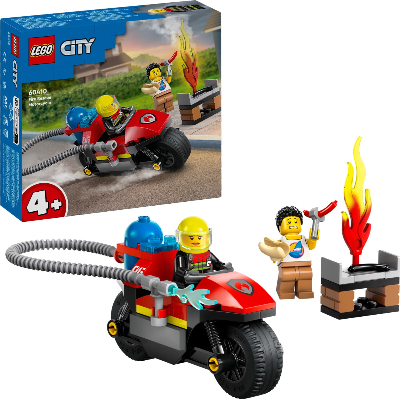 Billede af Lego City - Brandslukningsmotorcykel - 60410 hos Gucca.dk