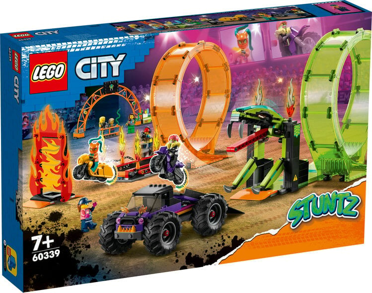 Billede af Lego City - Stuntarena Med Dobbelt Loop - 60339
