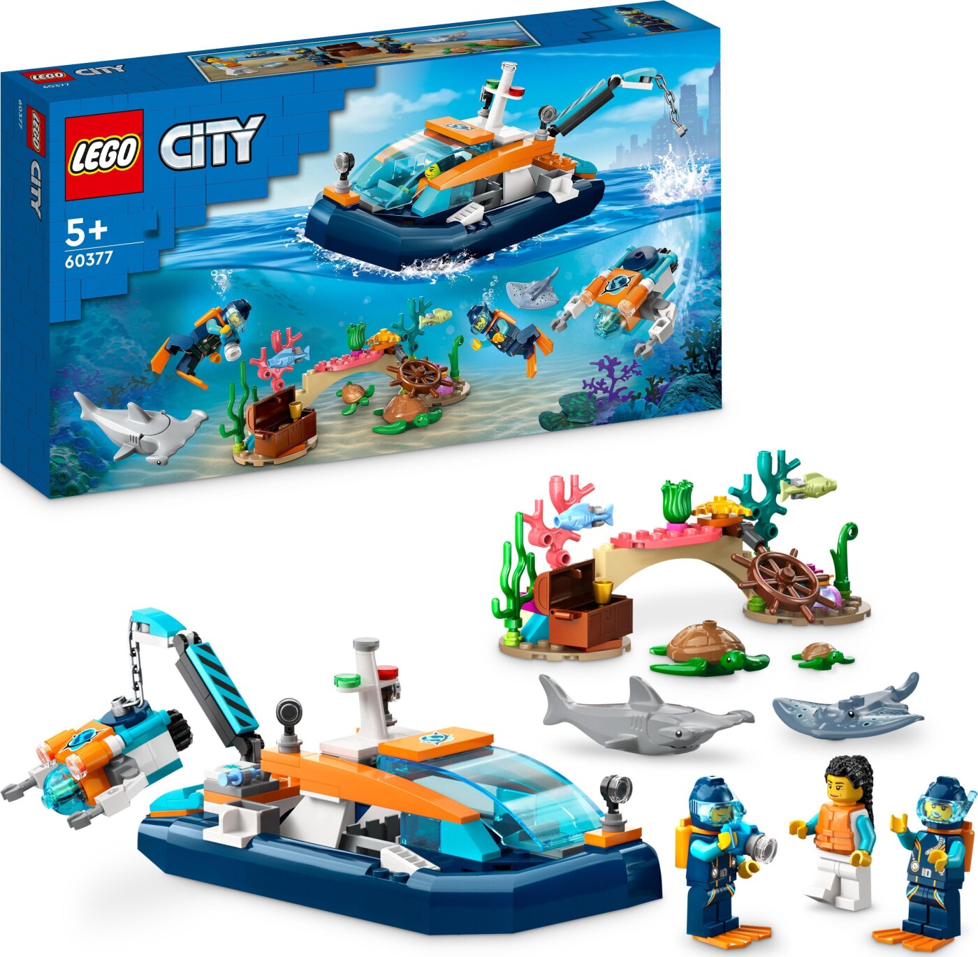 Billede af Lego City - Forsknings-dykkerfartøj - 60377 hos Gucca.dk
