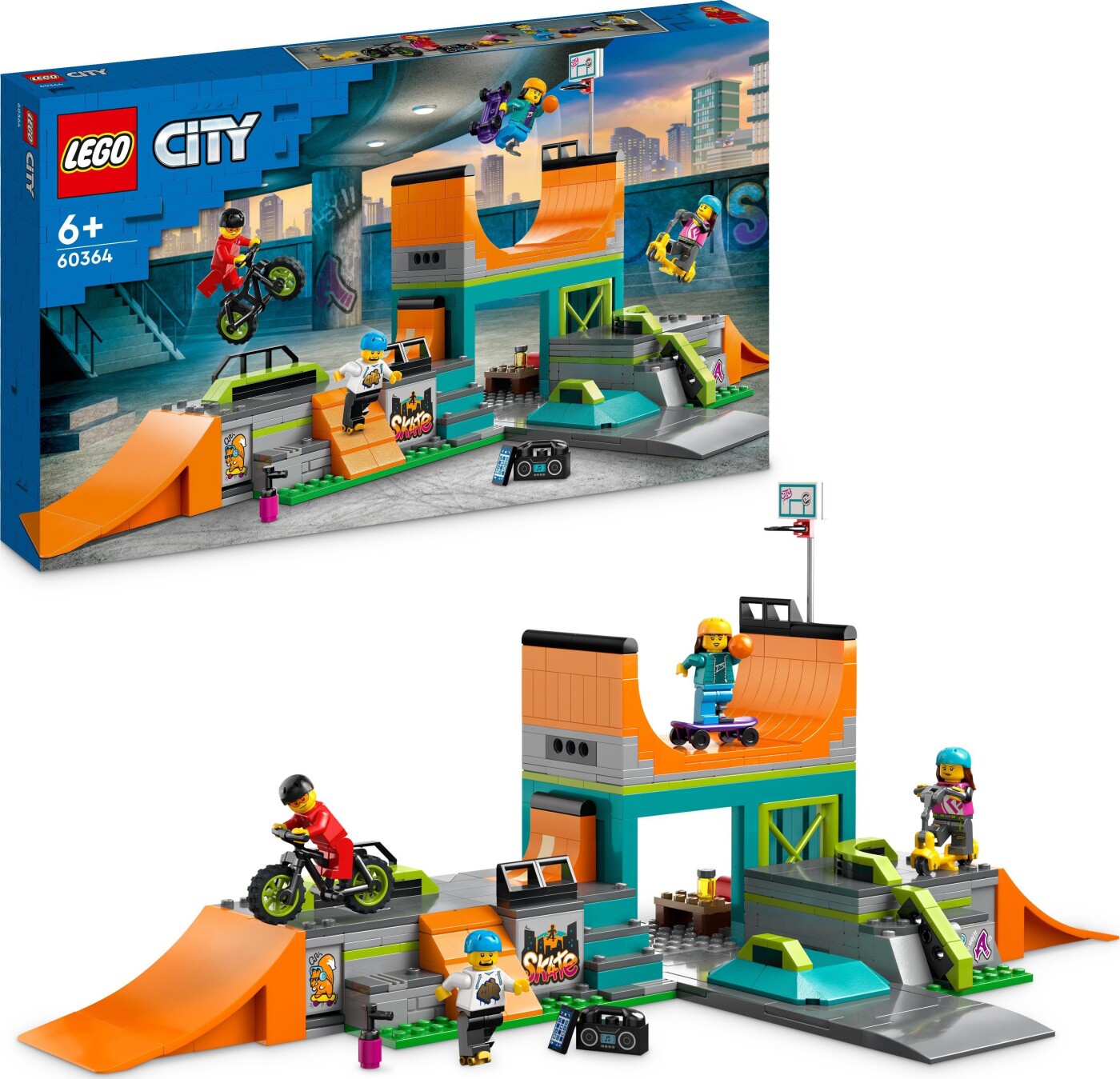 Billede af Lego City - Gade-skatepark - 60364 hos Gucca.dk