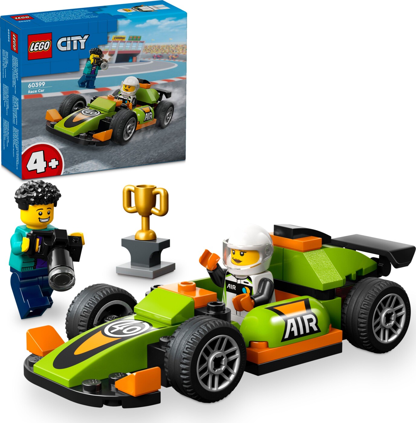Billede af Lego City - Grøn Racerbil - 60399