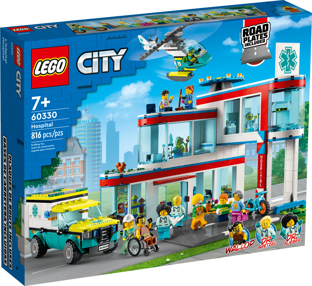 nedbrydes Sinis maskine Lego City - Hospital - 60330 | Se tilbud og køb på Gucca.dk