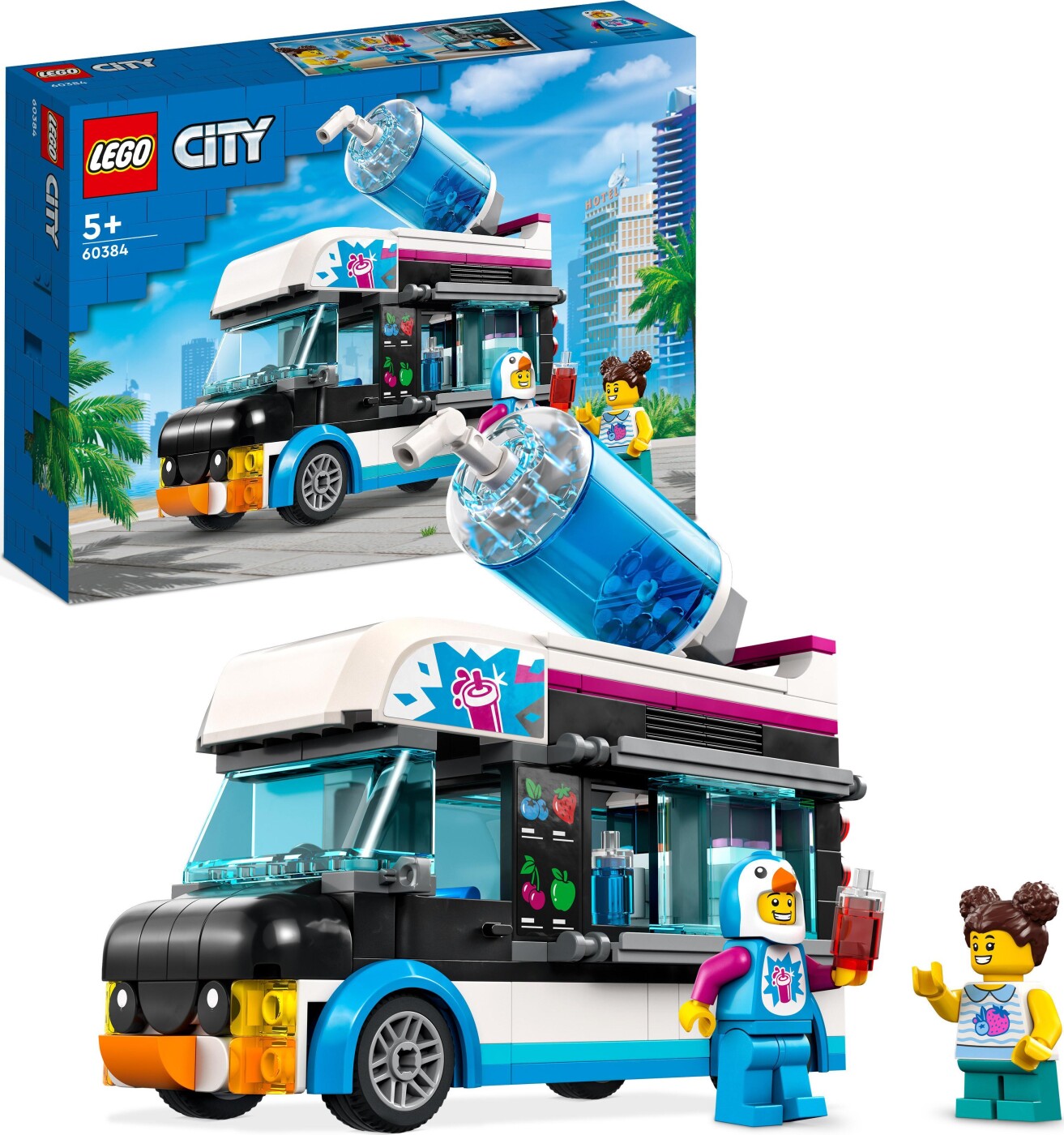 Billede af Lego City - Pingvin Slushice Vogn - 60384 hos Gucca.dk