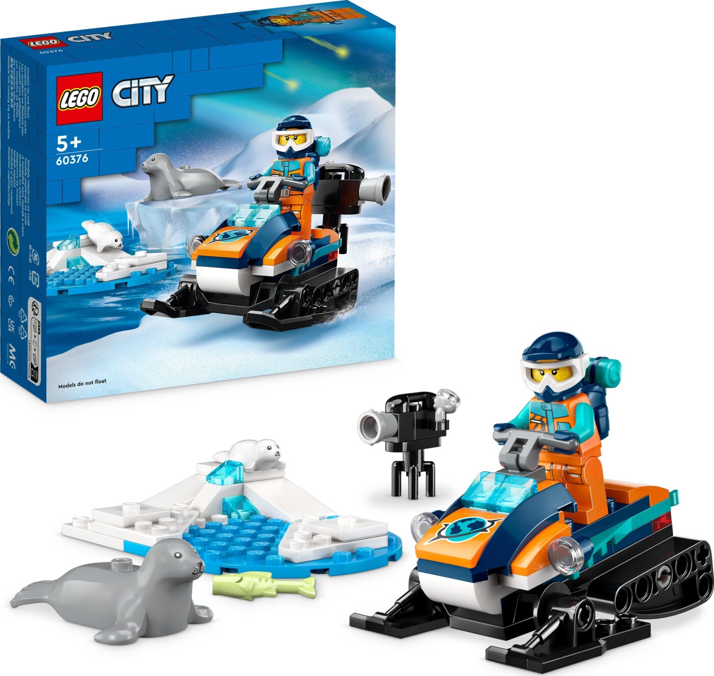 Billede af Lego City - Polarforsker-snescooter - 60376 hos Gucca.dk
