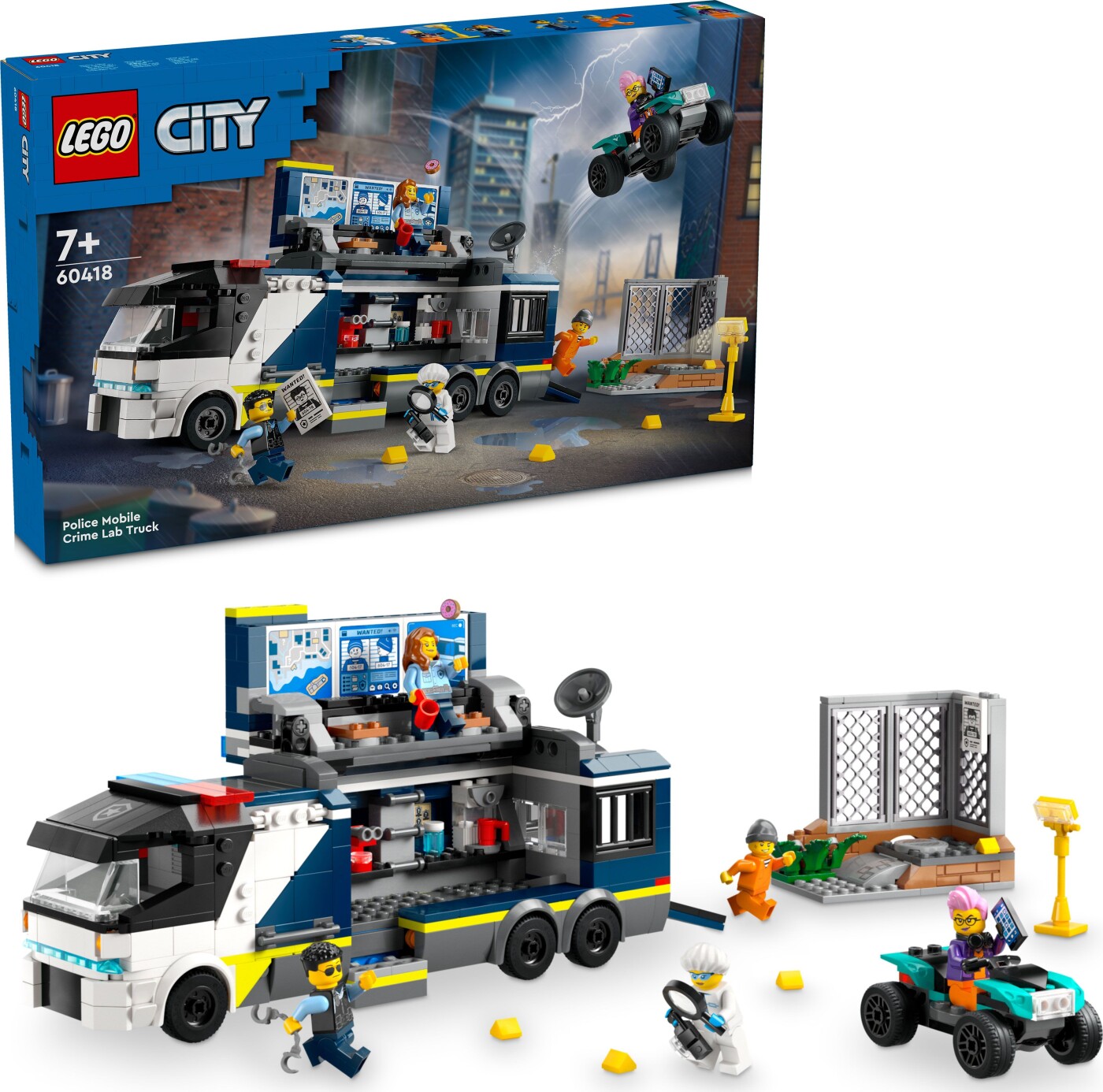 Billede af Lego City - Politiets Mobile Kriminal Laboratorium - 60418 hos Gucca.dk