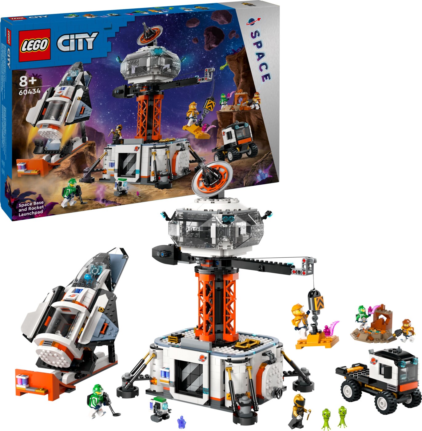 Lego City Space - Rumbase Og Raketaffyringsrampe - 60434