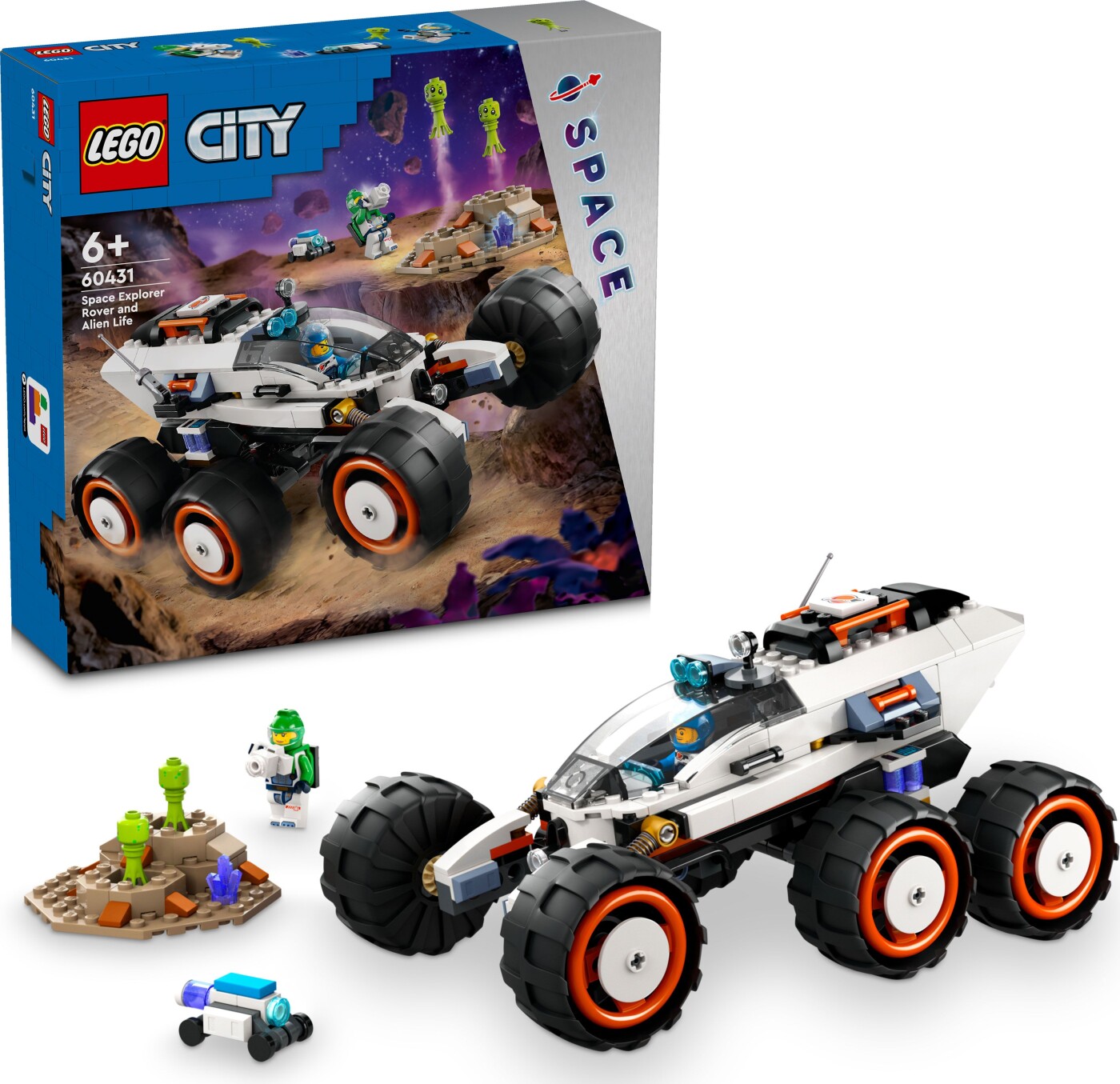Billede af Lego City Space - Rumkøretøj Og Fremmed Livsform - 60431