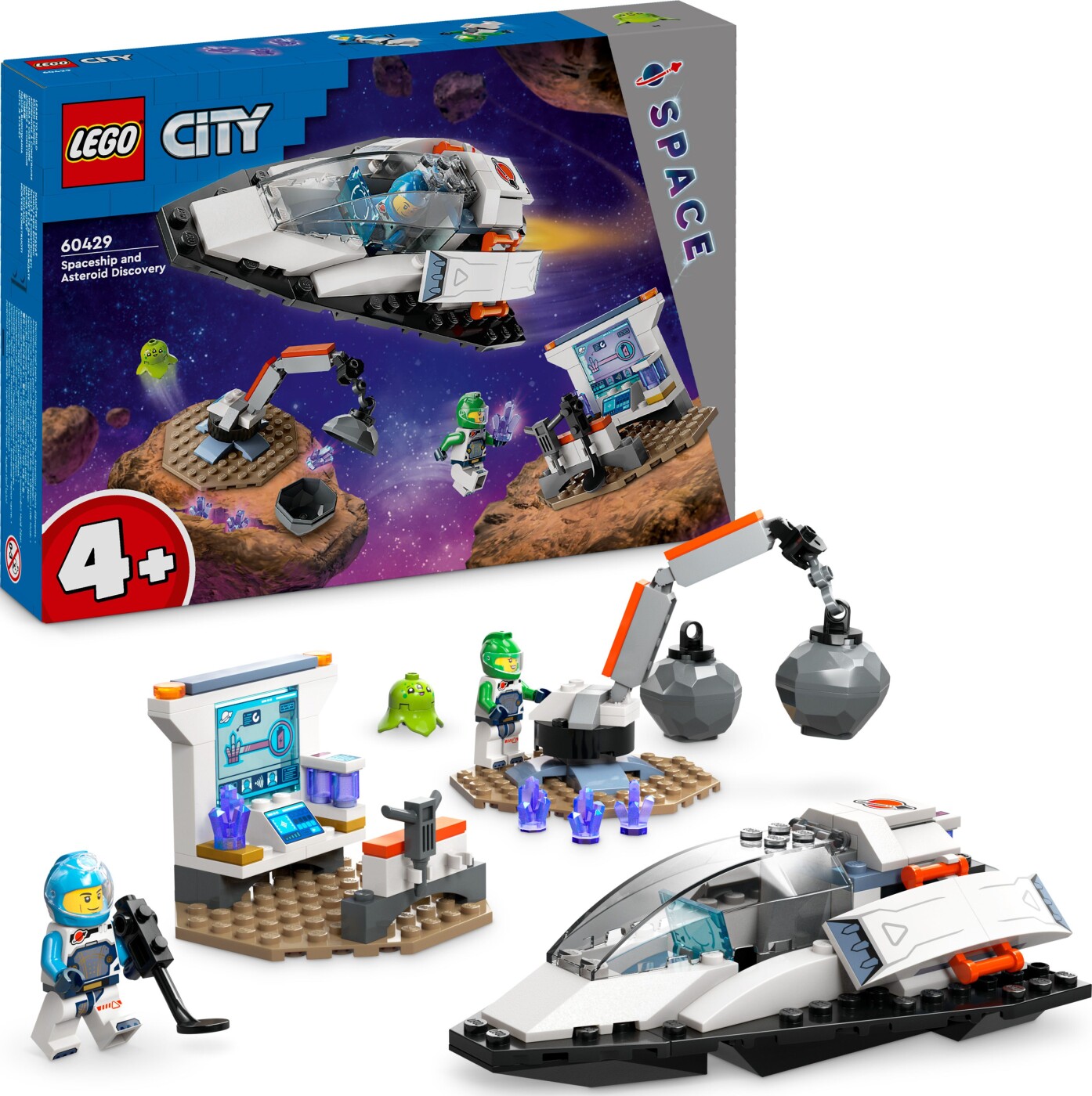 Billede af Lego City Space - Rumskib Og Asteroideforskning - 60429 hos Gucca.dk
