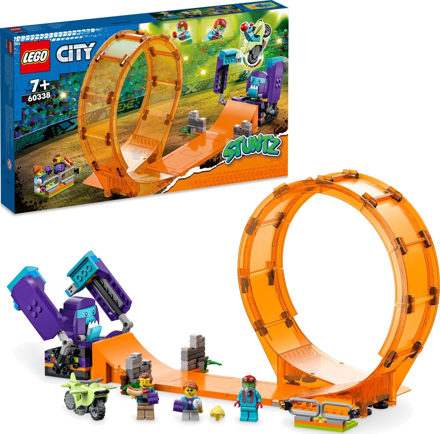 Billede af Lego City - Smadrende Chimpanse Stuntloop - 60338