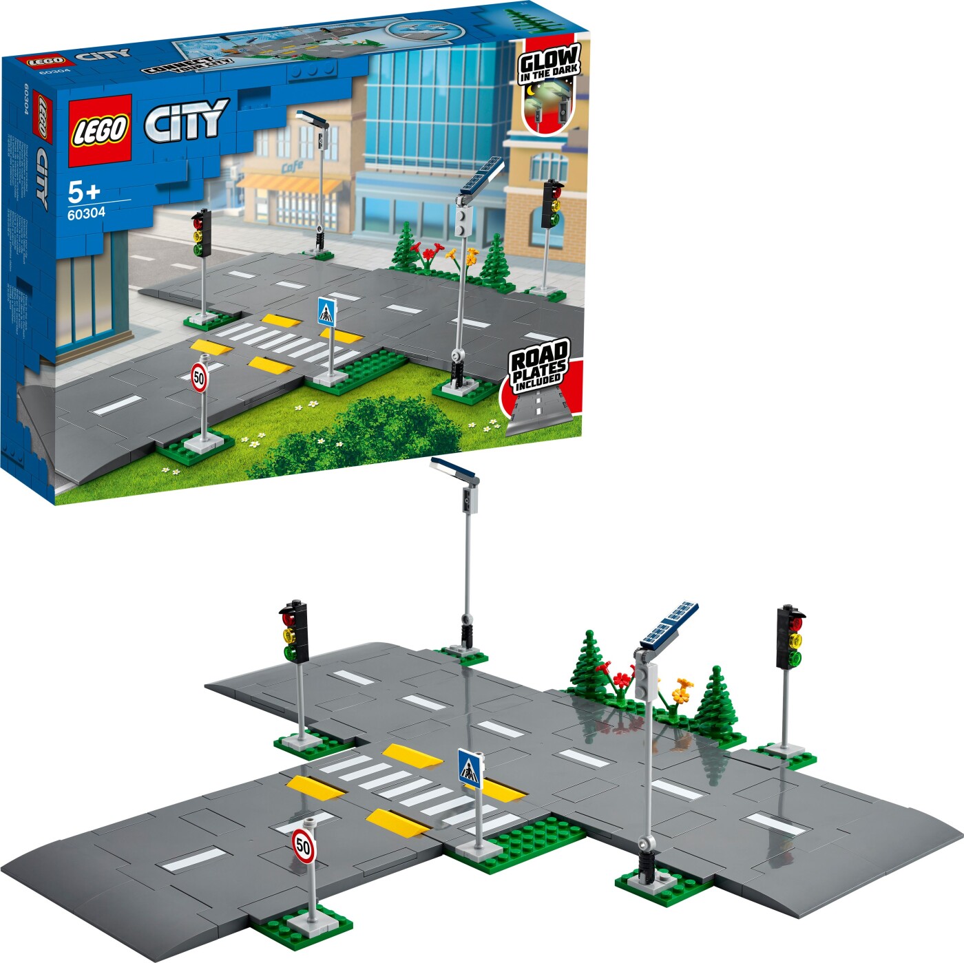 køretøj Ikke nok Spænding Lego City - Vejplader - 60304 | Se tilbud og køb på Gucca.dk