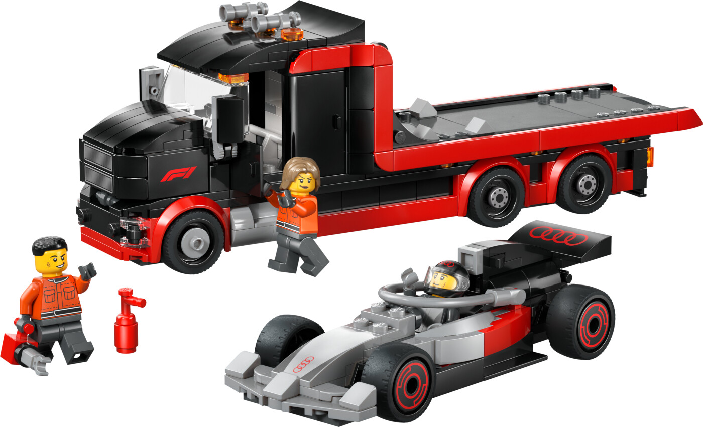 Lego 60493 - F1 Display Truck With Audi F1 Race Car - City