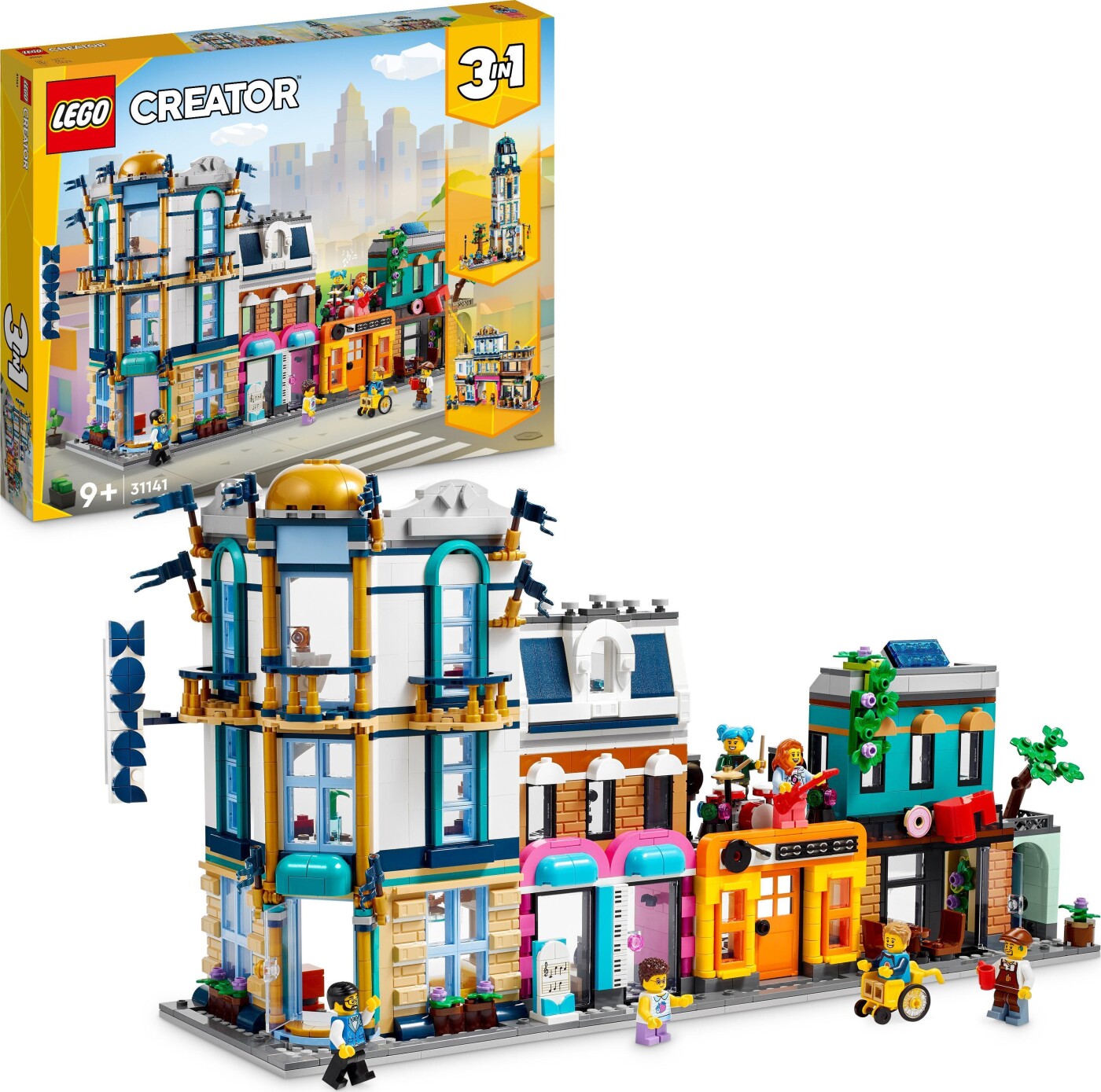 Billede af Lego Creator 3-in-1 - Hovedgade - 31141 hos Gucca.dk