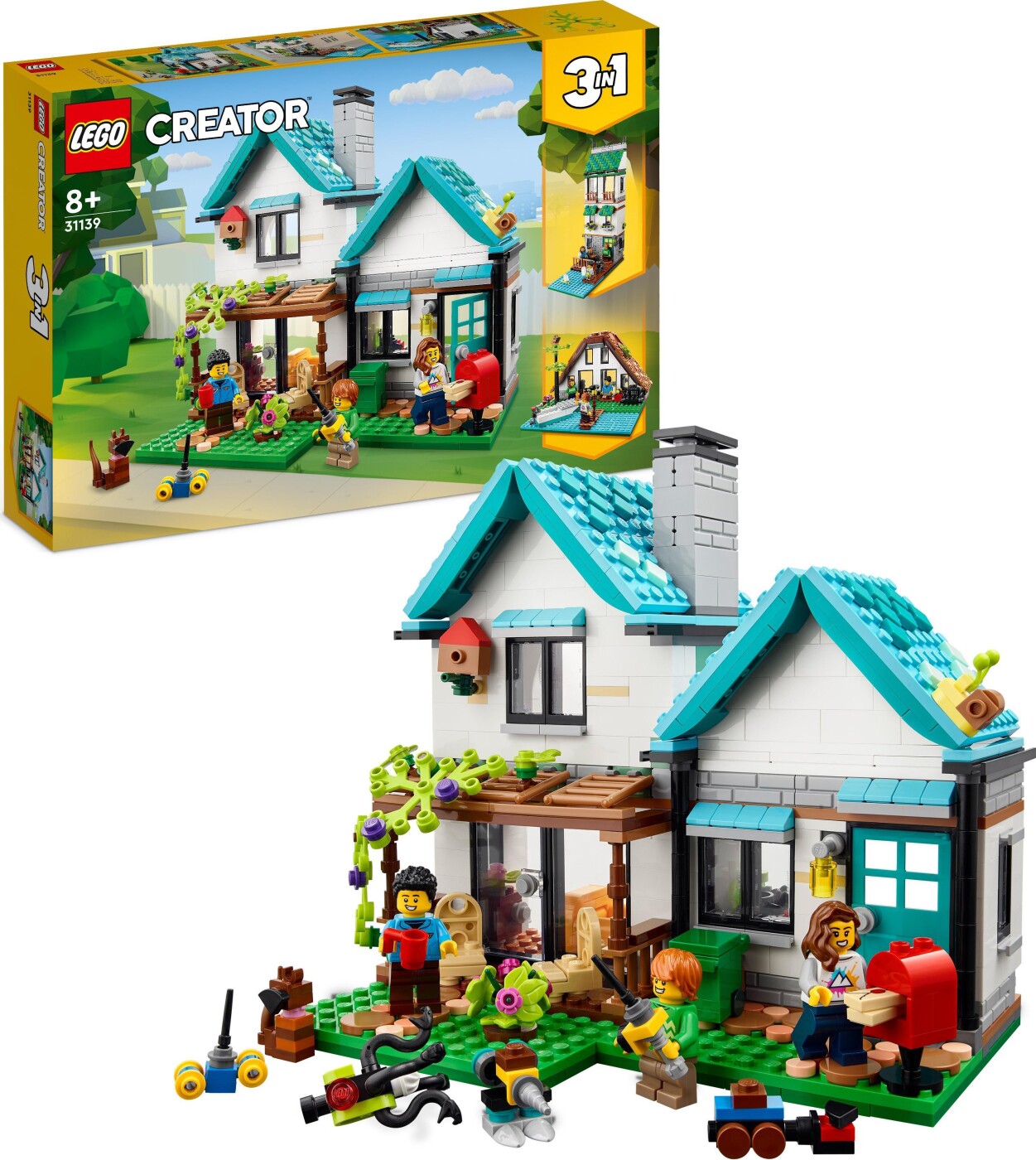Billede af Lego Creator 3-in-1 - Hyggeligt Hus - 31139