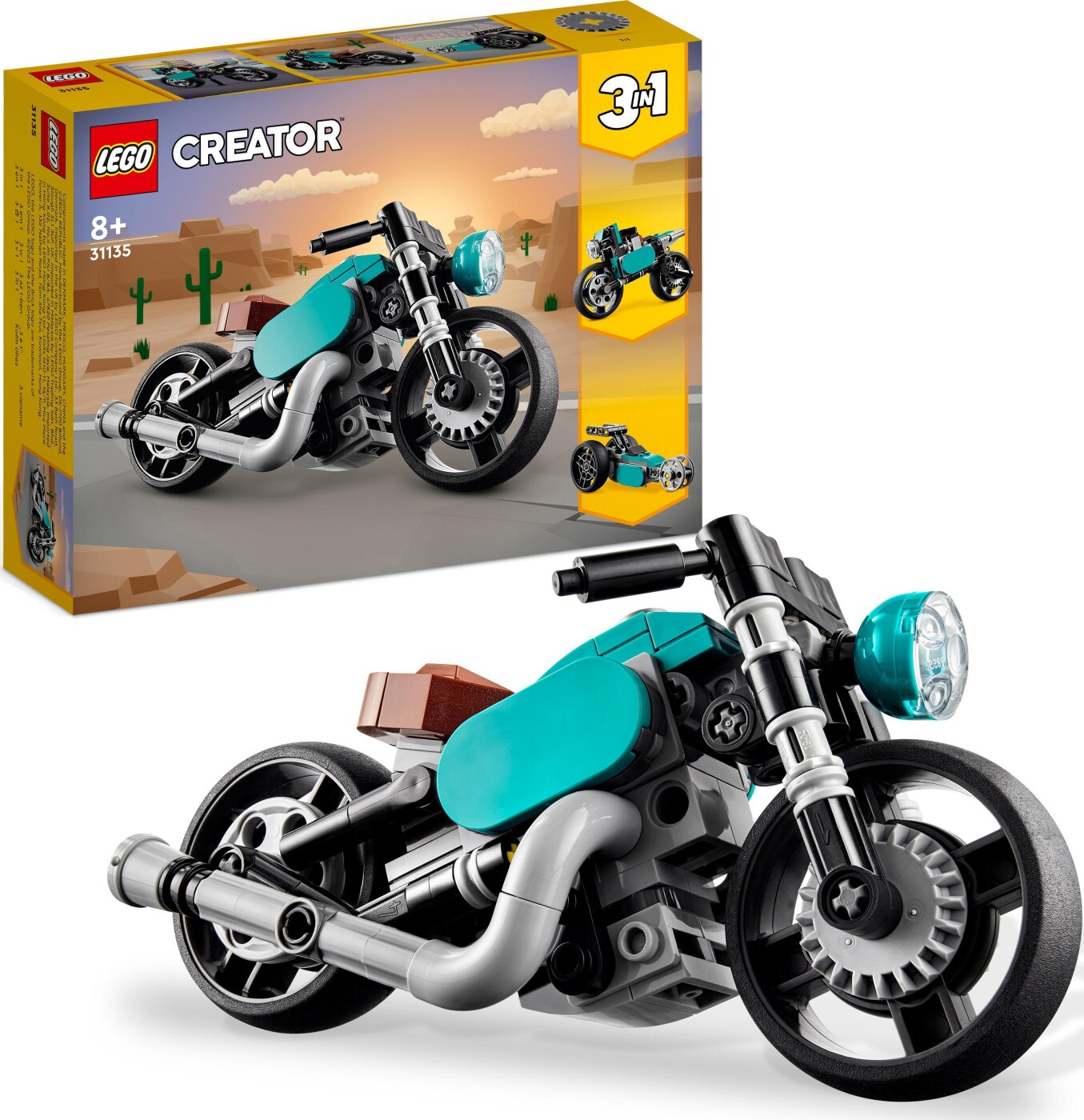 Billede af Lego Creator 3-in-1 - Vintage Motorcykel - 31135