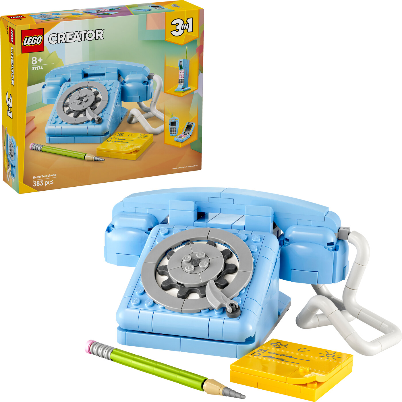 Lego Creator 3 In 1 - Retro-telefon - 31174