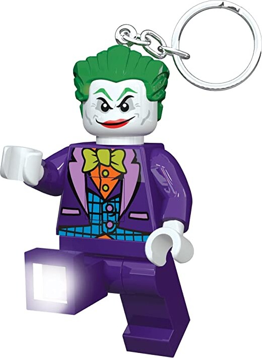 Lego - Nøglering Med Lys - Jokeren - Dc Comics