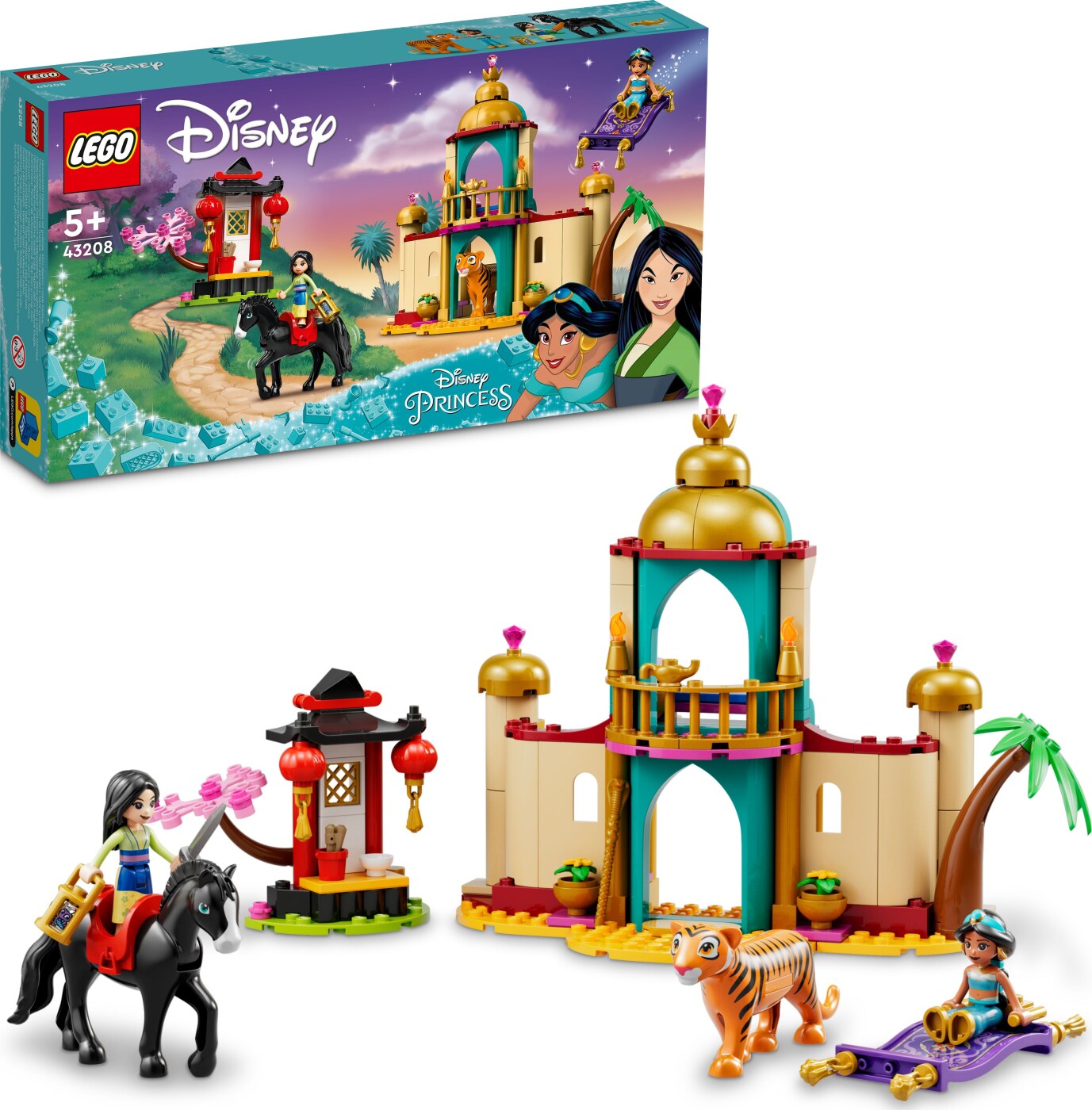 Billede af Lego Disney - Jasmin Og Mulans Eventyr - 43208 hos Gucca.dk