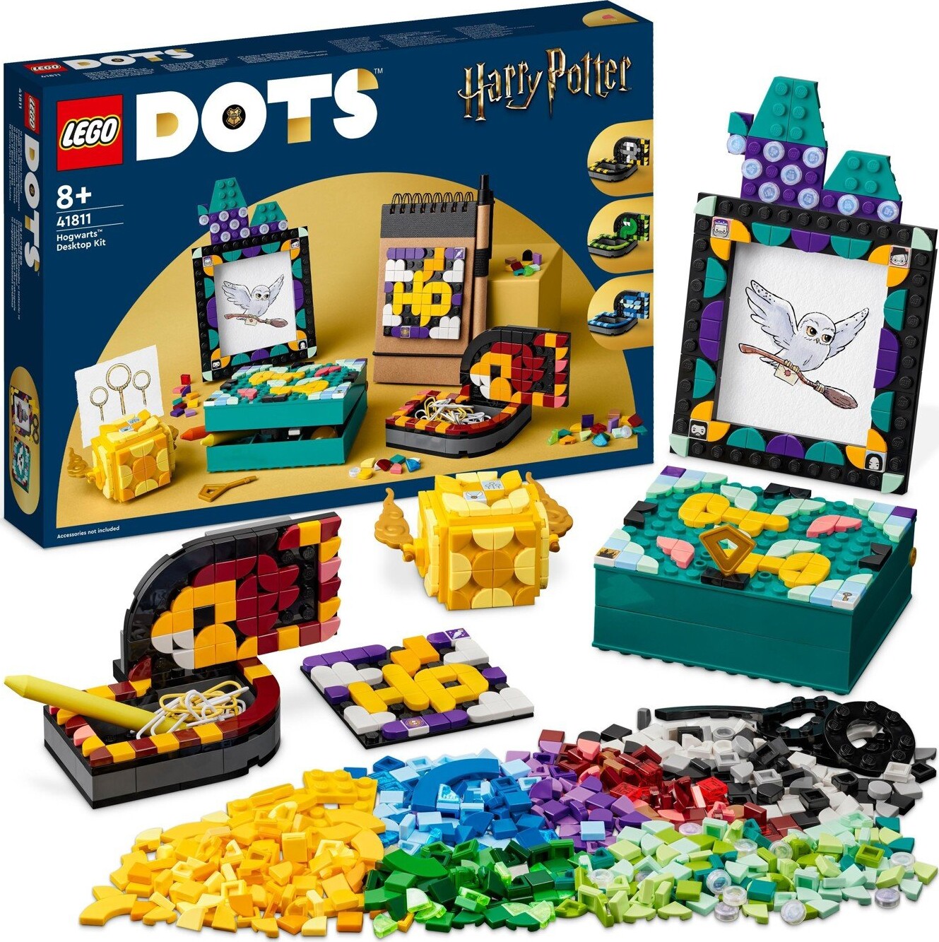 Lego Dots - Hogwarts Skrivebordssæt - 41811
