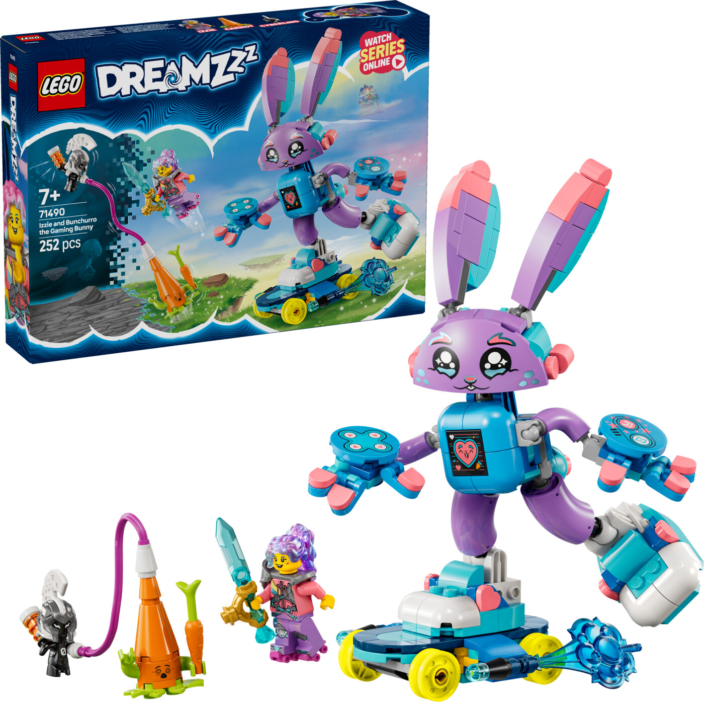 Lego - Dreamzzz - Izzie Og Gaming-kaninen Bunchurro (71490)