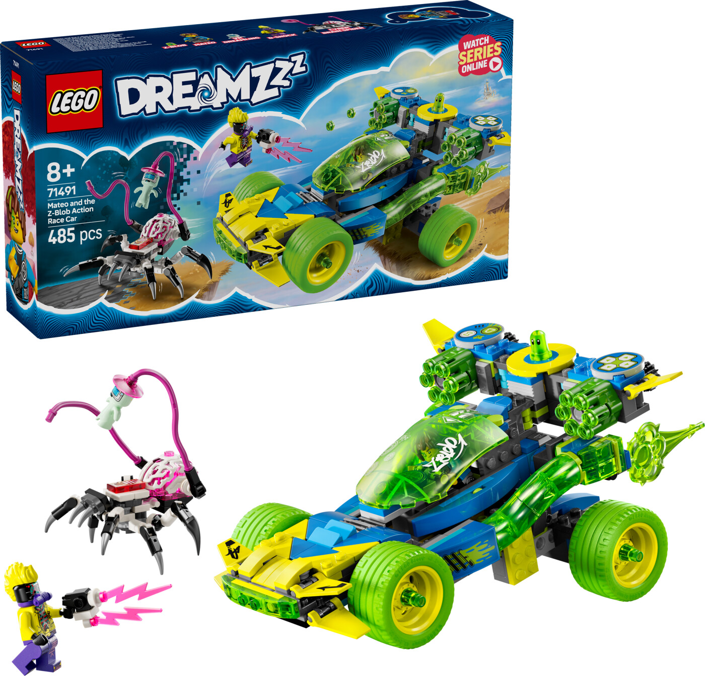 Lego - Dreamzzz - Mateo Og Z-blob Actionracerbil (71491)