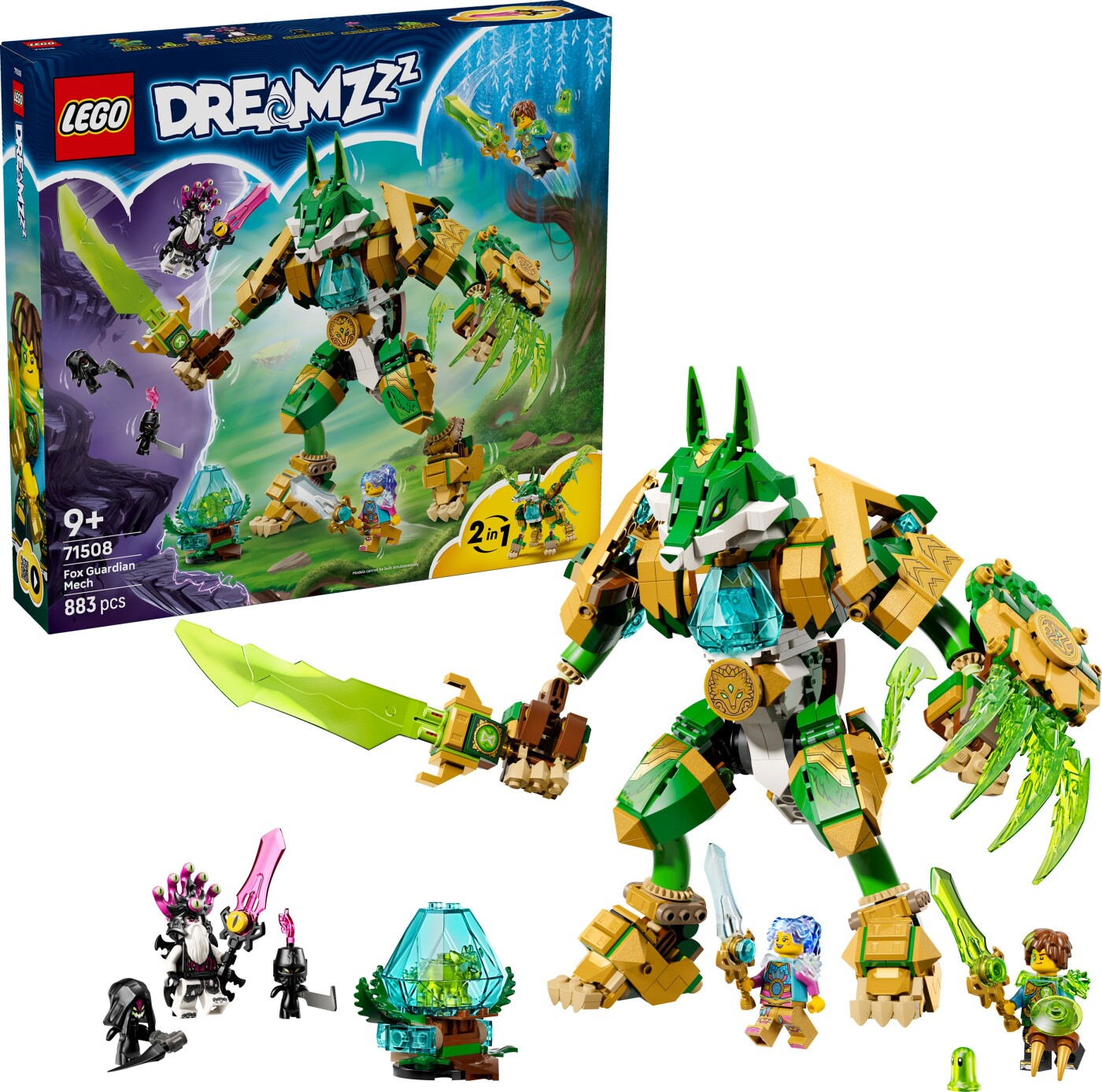 Lego 71508 - Dreamzzz - 2-i-1 Rævevogter-mech
