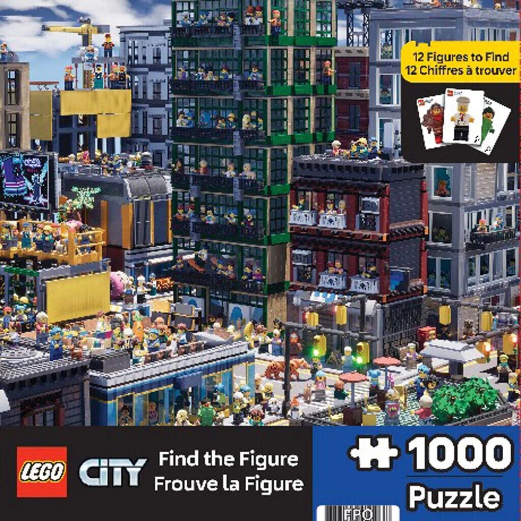 Lego - Find The Figur Puslespil 1 000 Assorterede