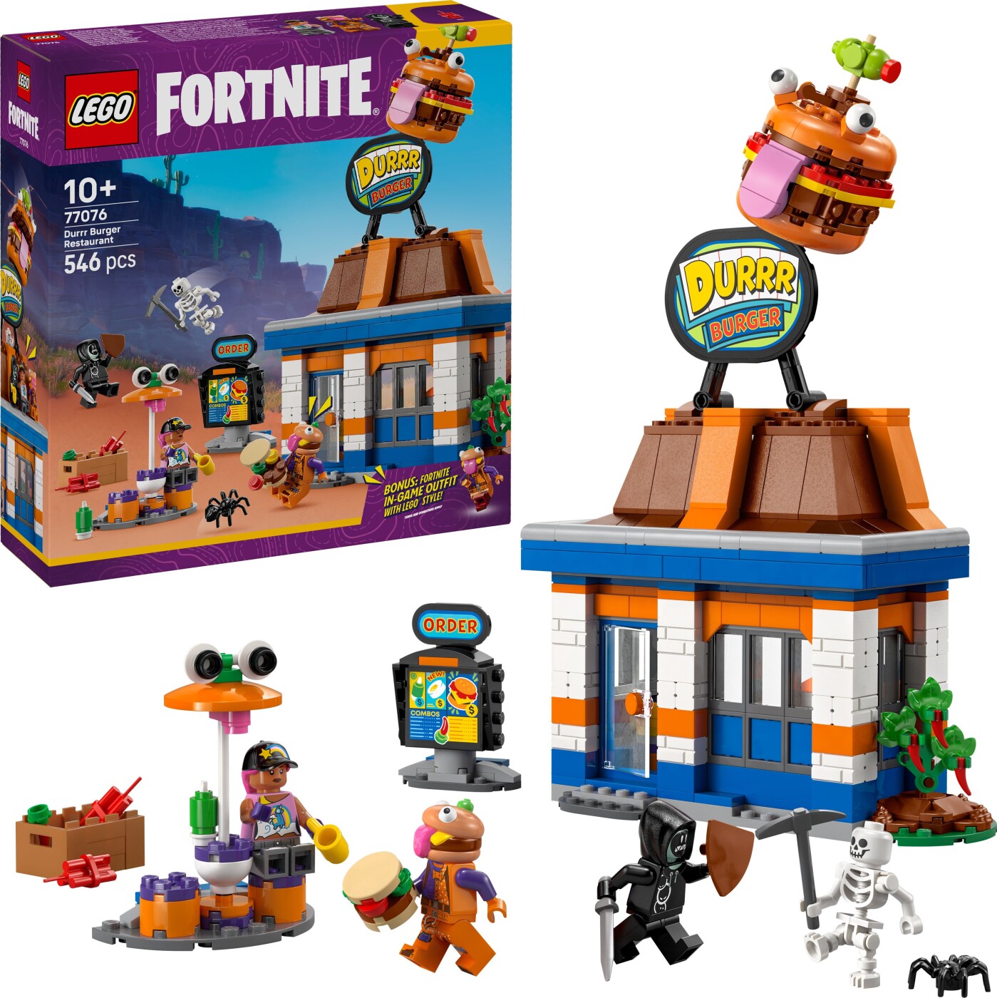 Lego Fortnite - Durrr Burger Restaurant - 77076