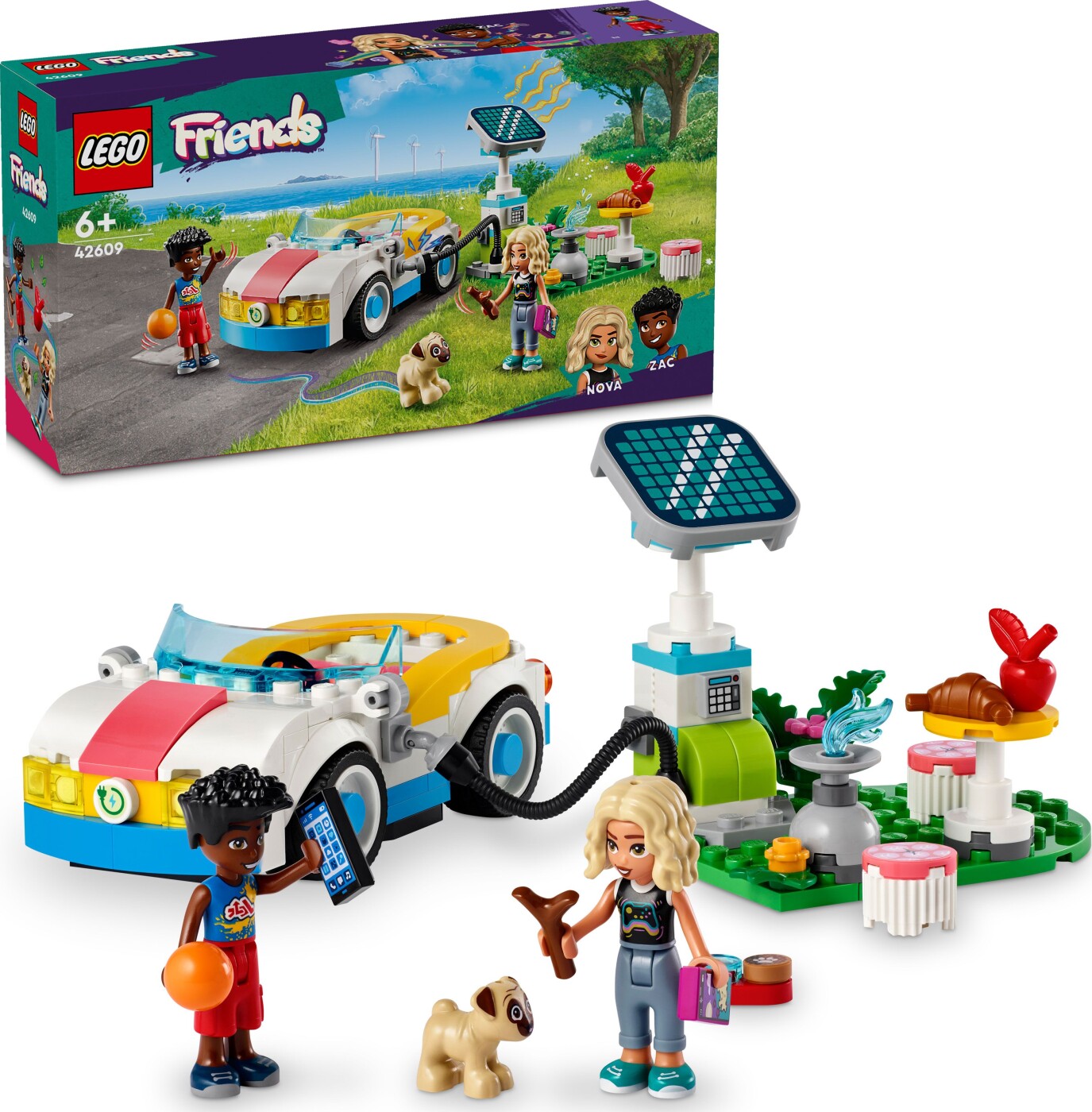 Billede af Lego Friends - Elbil Og Ladestander - 42609