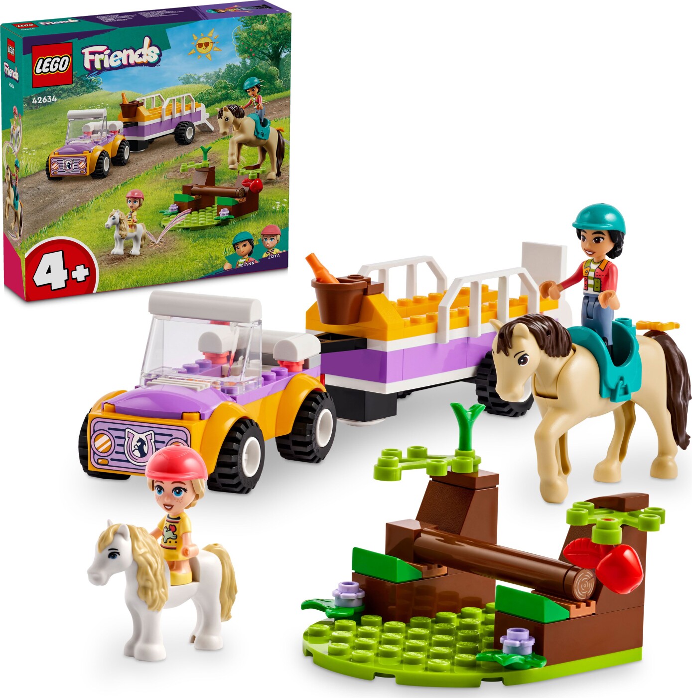 Billede af Lego Friends - Pony- Og Hestetrailer - 42634
