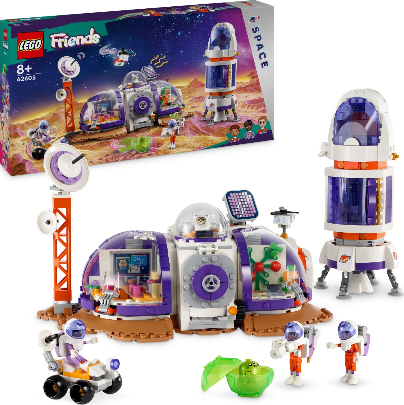 Billede af Lego Friends Space - Mars Rumbase Og Raket - 42605 hos Gucca.dk