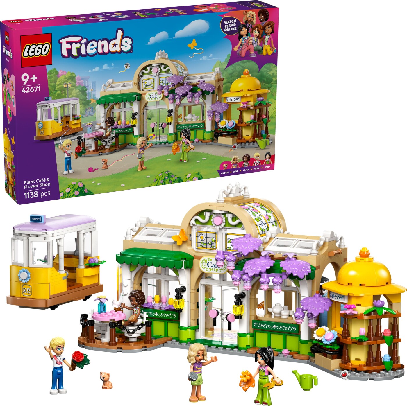 LEGO Friends Plantecafé og blomsterbutik