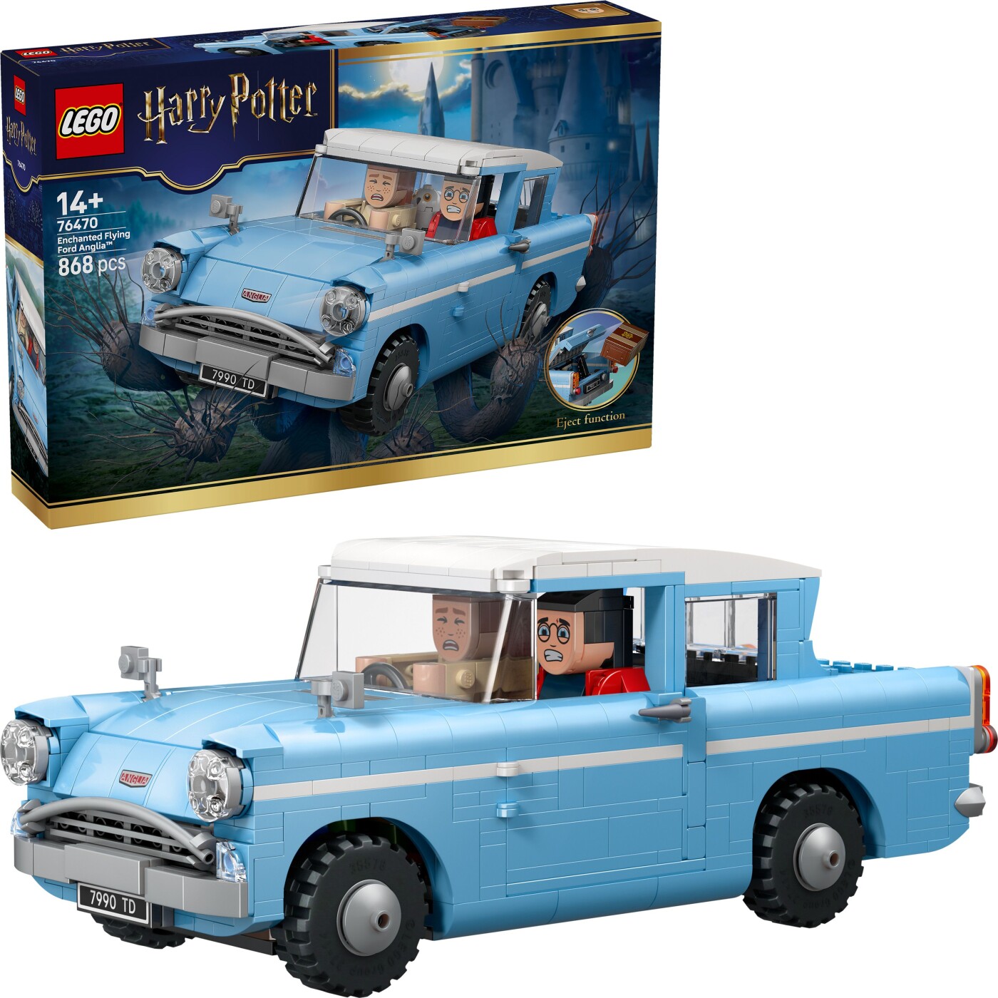 Lego 76470 - Fortryllet Flyvende Ford Anglia - Harry Potter