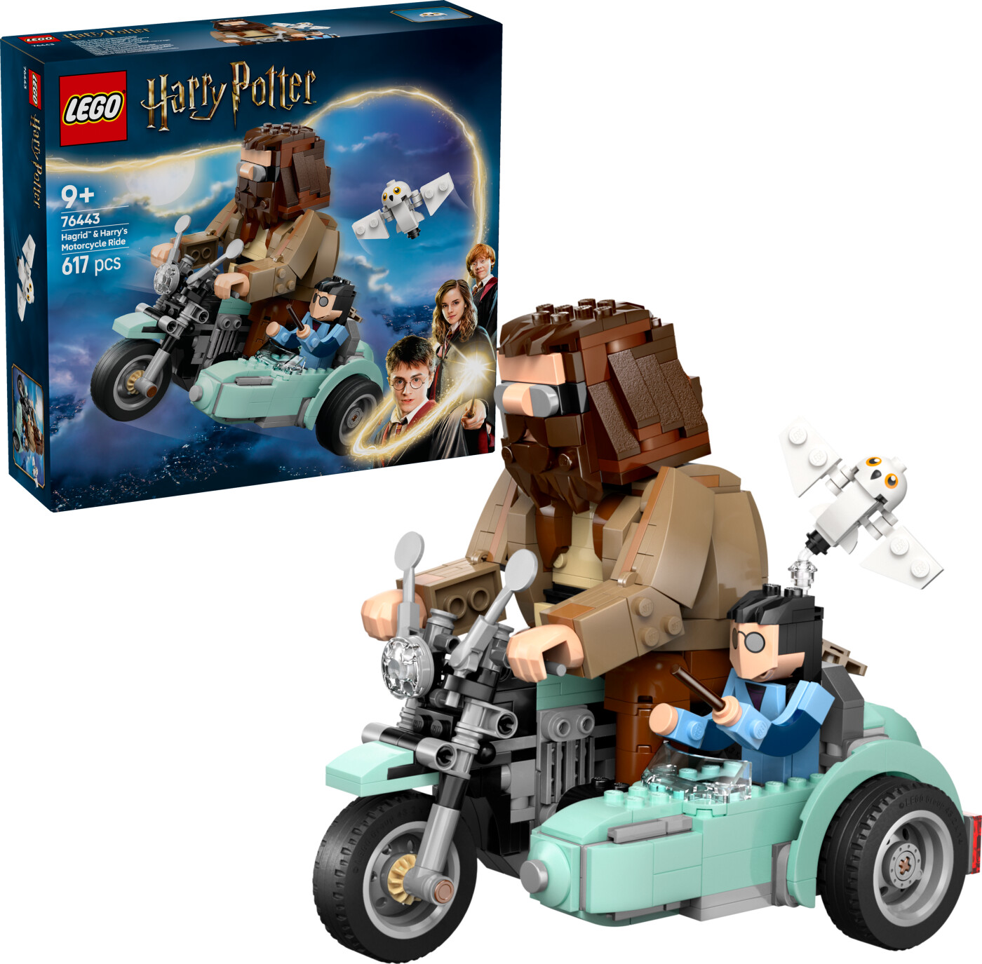 Lego - Harry Potter - Hagrid Og Harrys Motorcykeltur (76443)