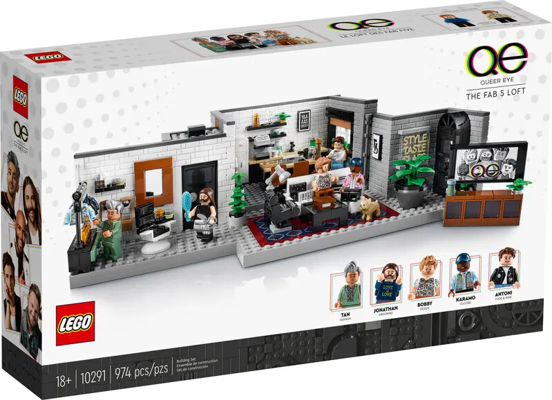 Lego Icons - Queer Eye - The Fab 5 Loft