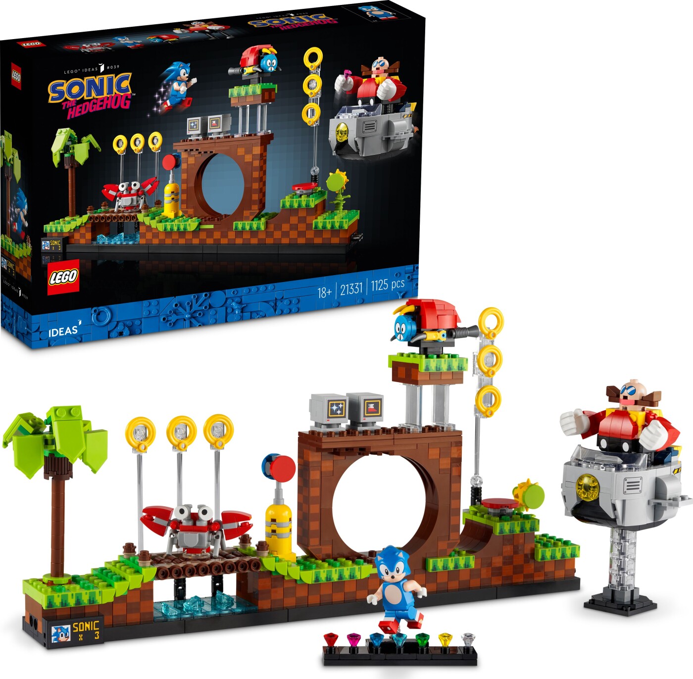 Billede af Lego Ideas - Sonic The Hedgehog - Green Hill Zone - 21331