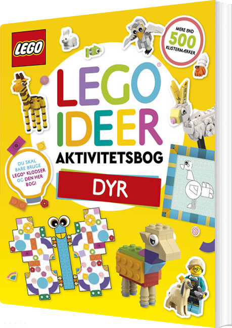 Lego Idéer - Aktivitetsbog - Dyr - Over 500 Klistermærker - Lego - Bog