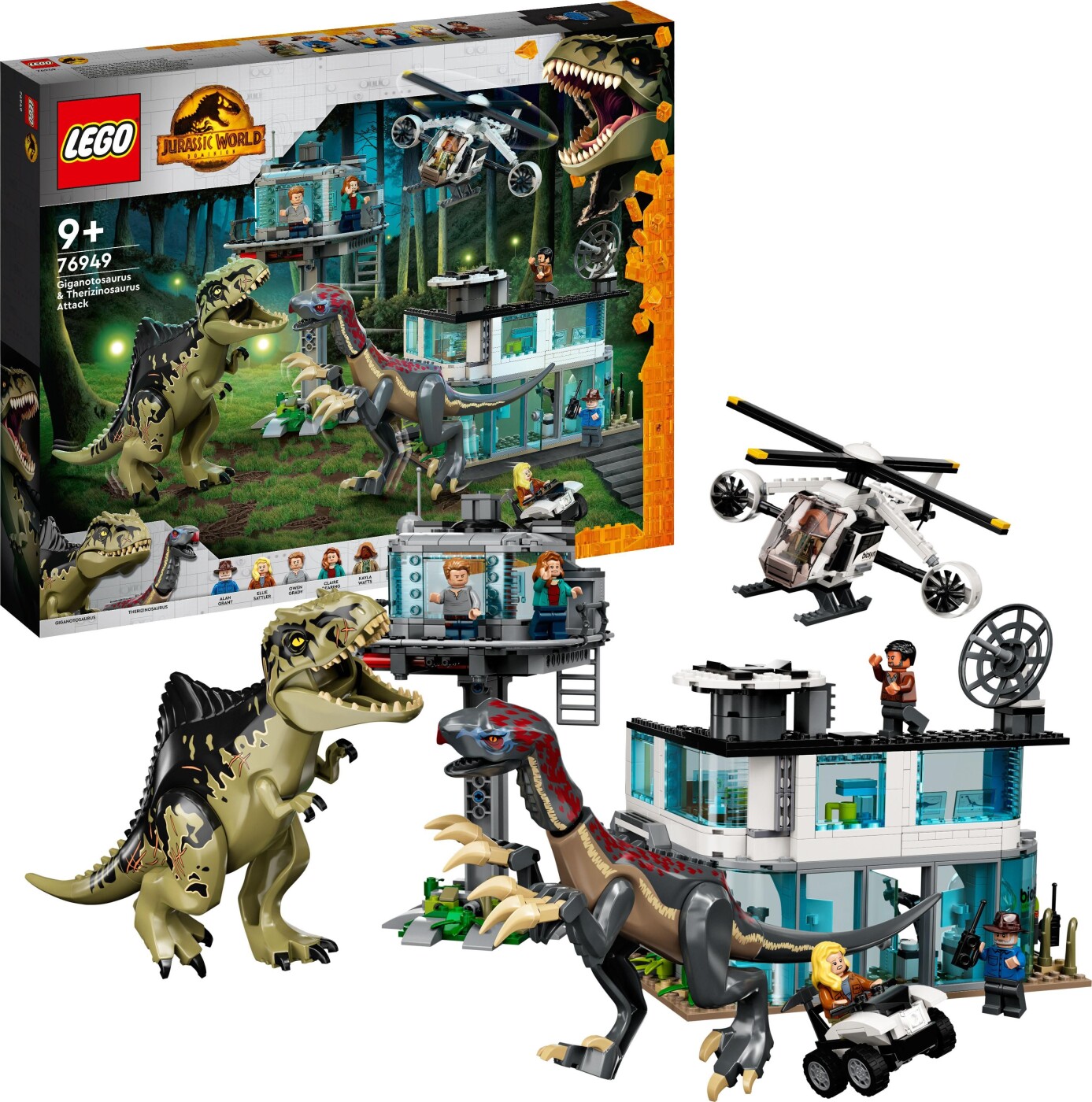 Billede af Lego Jurassic World - Giganotosaurus Og Therizinosaurus Angreb - 76949 hos Gucca.dk