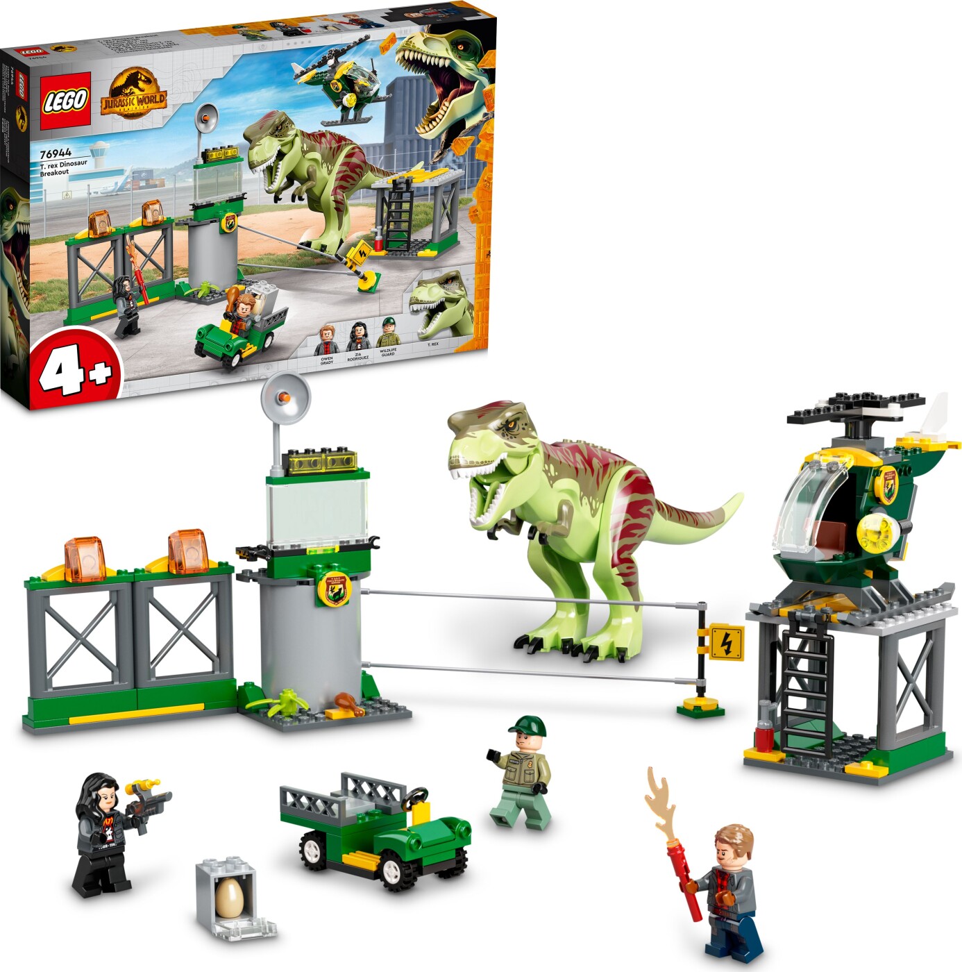 Billede af Lego Jurassic World - T-rex På Dinosaurflugt - 76944