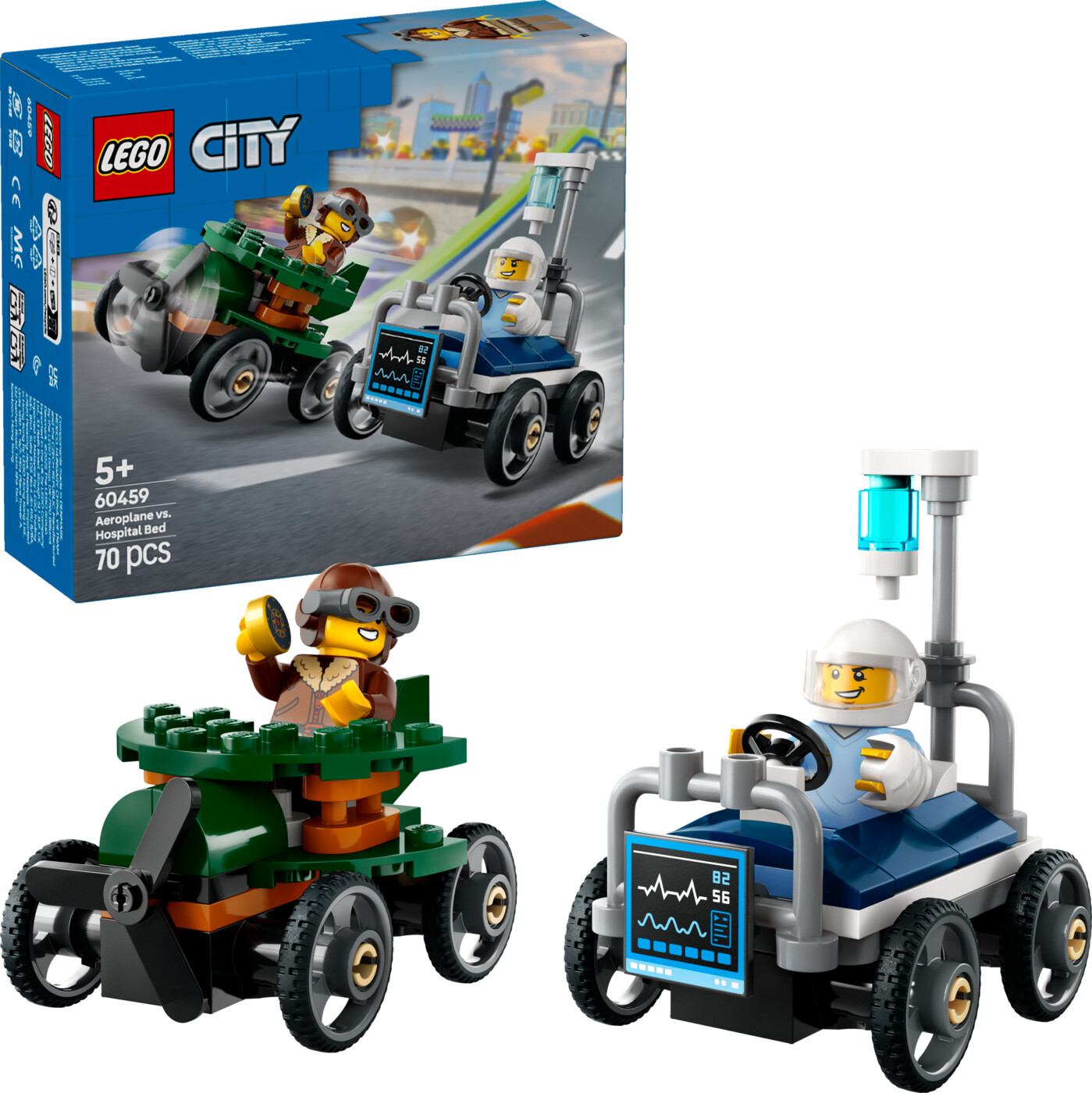 Lego City - Racerbilpakke - Fly Mod Hospitalsseng